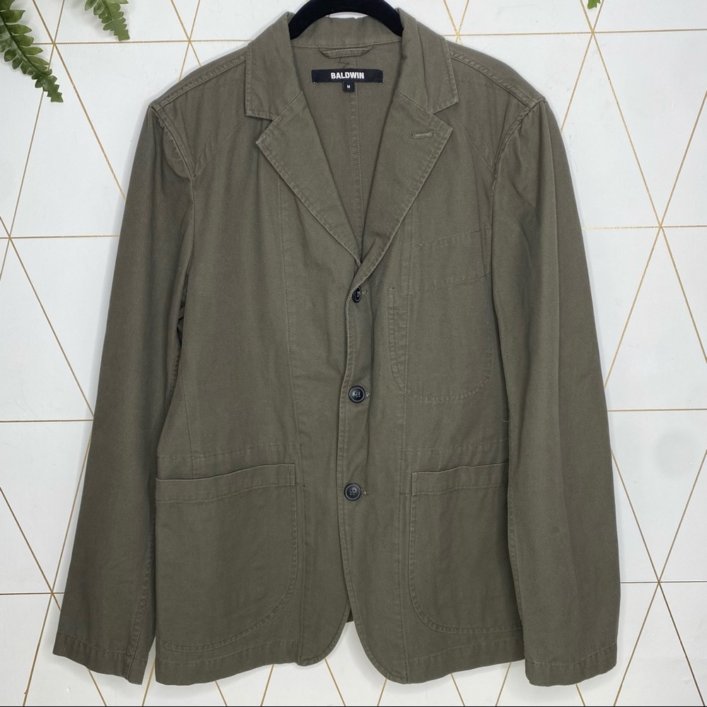 Baldwin men’s medium olive blazer